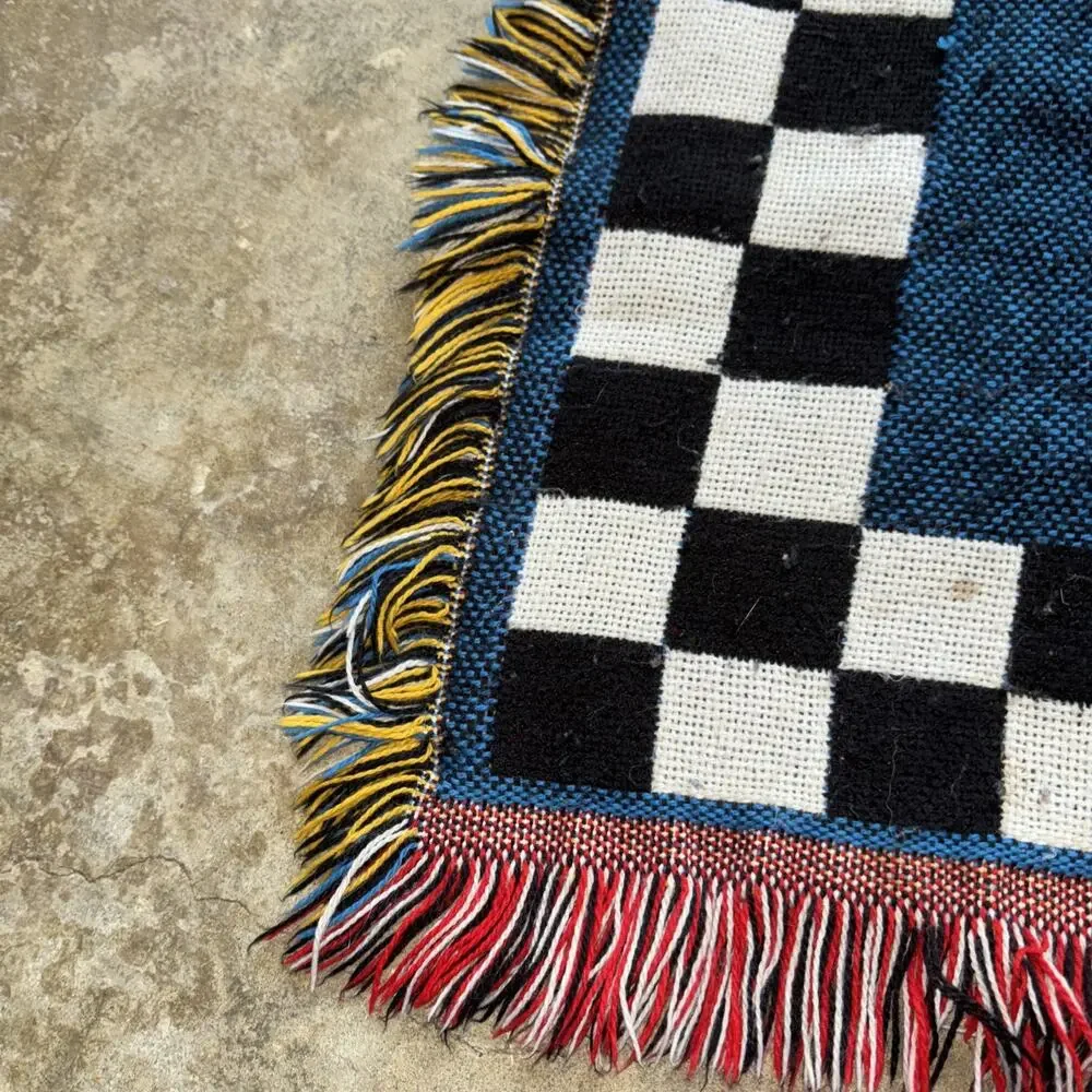 Vintage Nascar 50th Anniversary Blanket Throw Tapestry